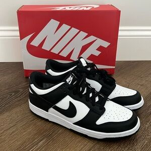NIB Nike Dunk Pandas; Youth 7/Women’s 8.5 🐼 🖤🤍
